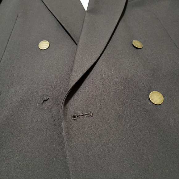 Oscar de la Renta One Button Jacket Black Size R44 - Picture 4 of 4